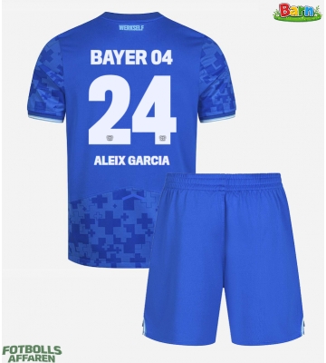 Bayer Leverkusen Aleix Garcia #24 Tredjeställ Barn 2025-26 Kortärmad (+ Korta byxor)